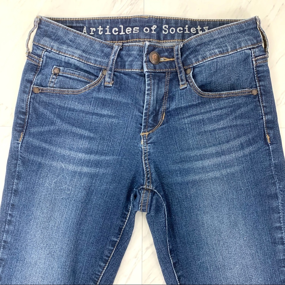 Articles of Society- Sarah Skinny Jeans Blue Moon - Picture 3 of 9